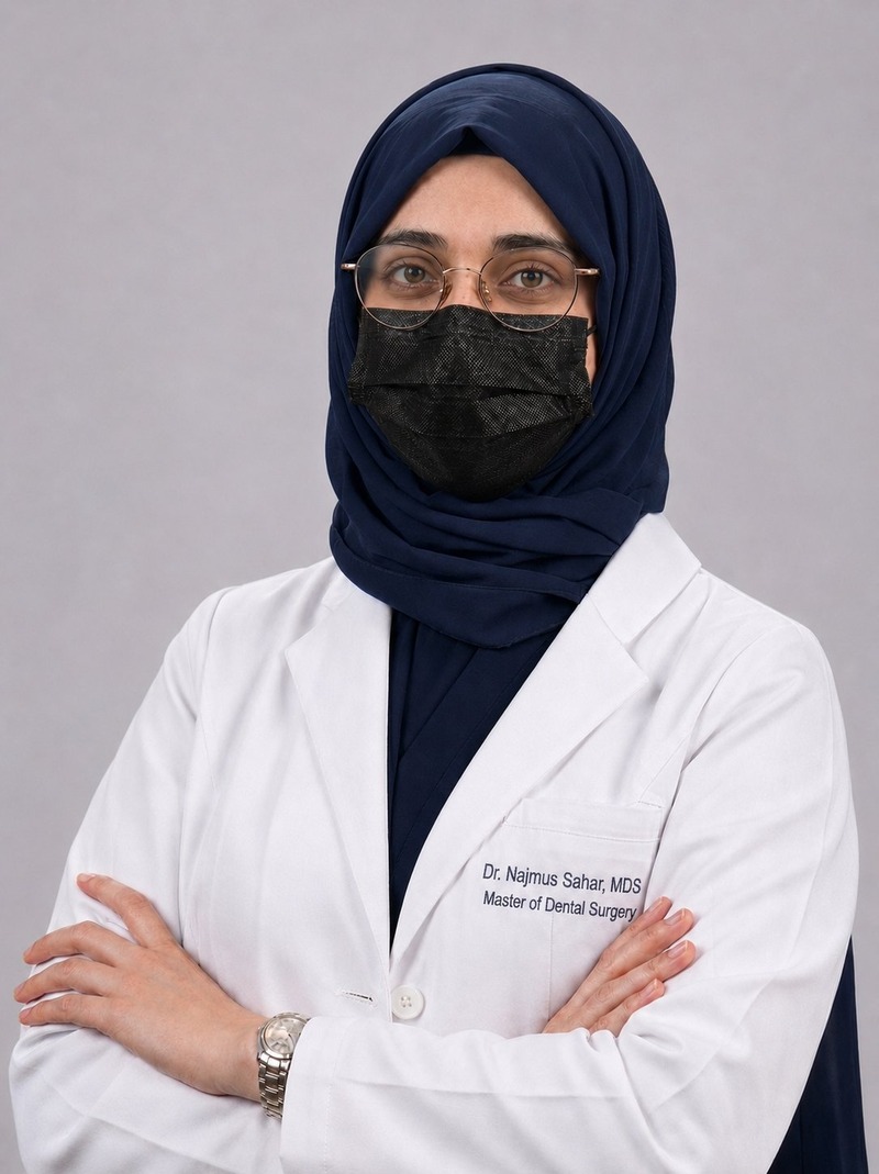 Dr. Najmus Sahar — MDS Periodontics & Implant Specialist